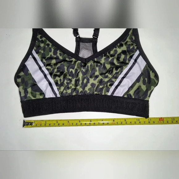 Victoria's Secret PINK Ultimate Lightly Lined Camo Animal Print Sports Bra, S - Picture 3 of 6